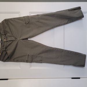 Market & Spruce Twill Pant with zipper ankle detail - Size 8